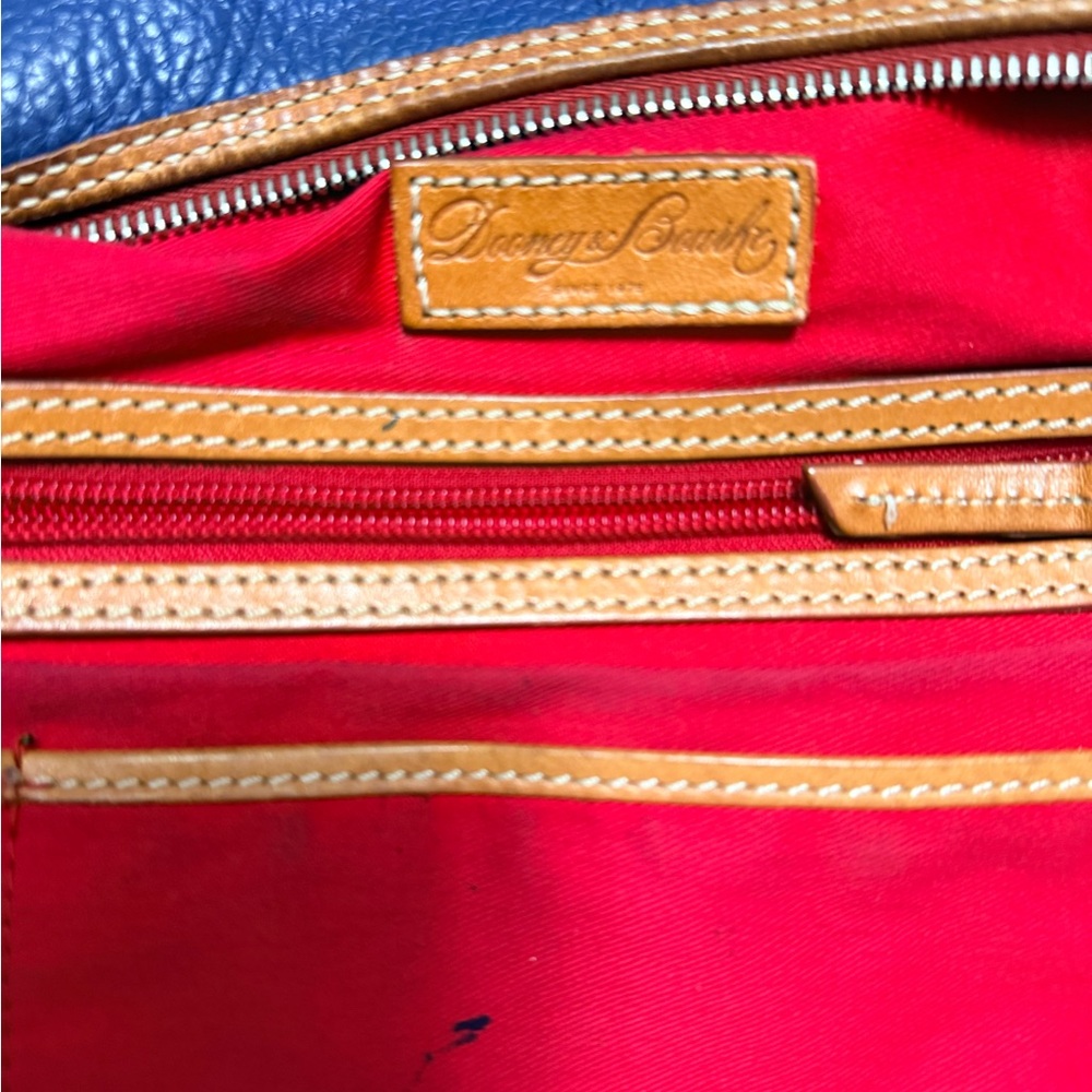 Dooney & Bourke Cobalt Royal Blue Pebbled Leather Slouchy Hobo Bag - Picture 9 of 15